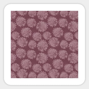 Dahlia Purple Sticker